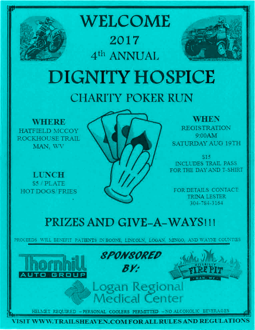 4th Annual Dignity Hospice  Charity Poker Run